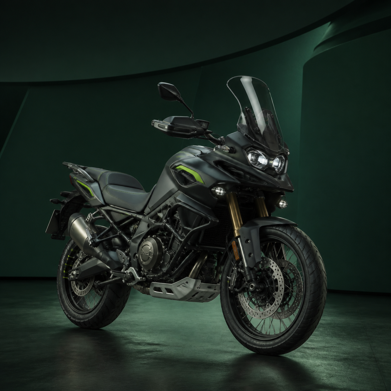 Premium adventure motorcycle matched to a high-intent customer